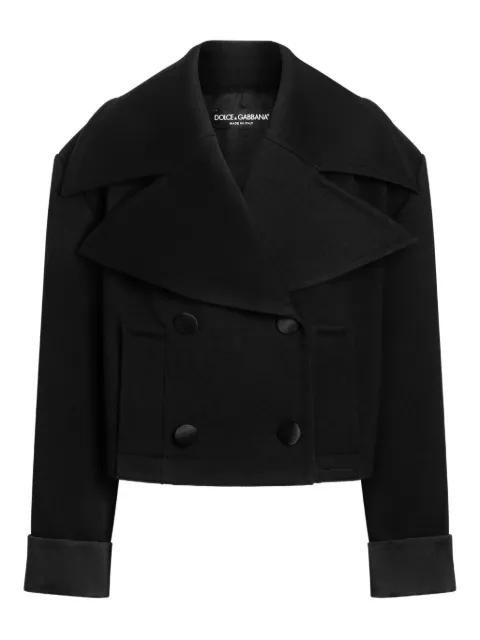 double-breasted cropped jacket by DOLCE&GABBANA