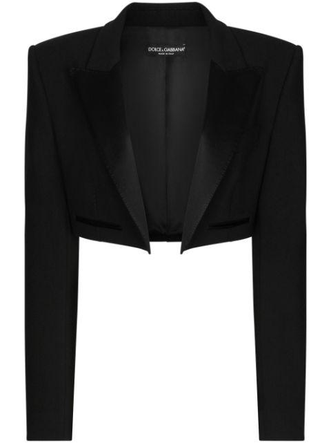 double-breasted cropped jacket by DOLCE&GABBANA