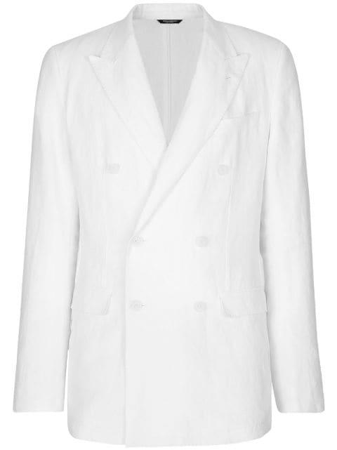 double-breasted suit jacket by DOLCE&GABBANA