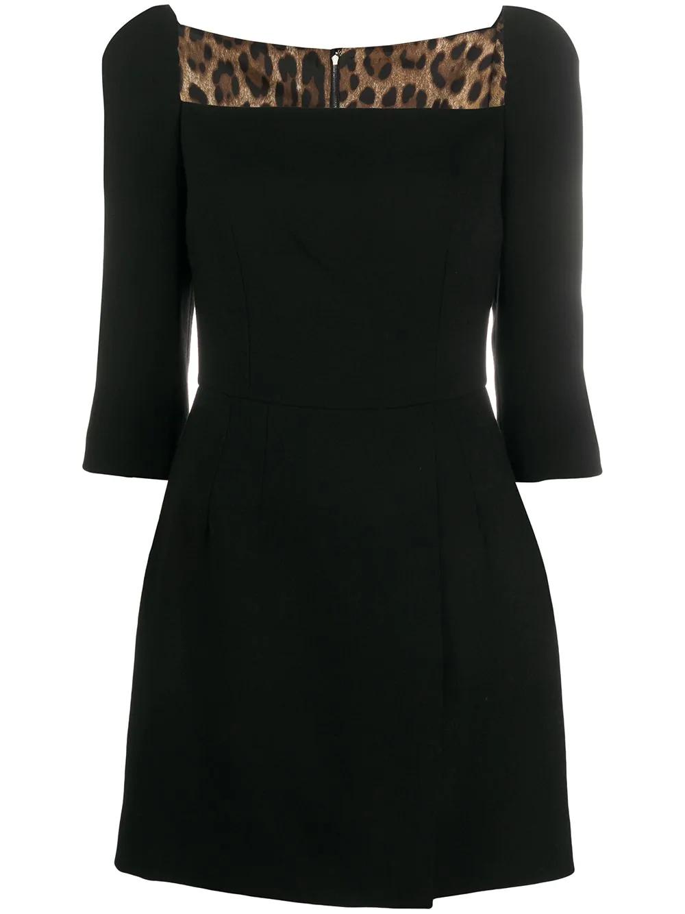 double crepe minidress by DOLCE&GABBANA