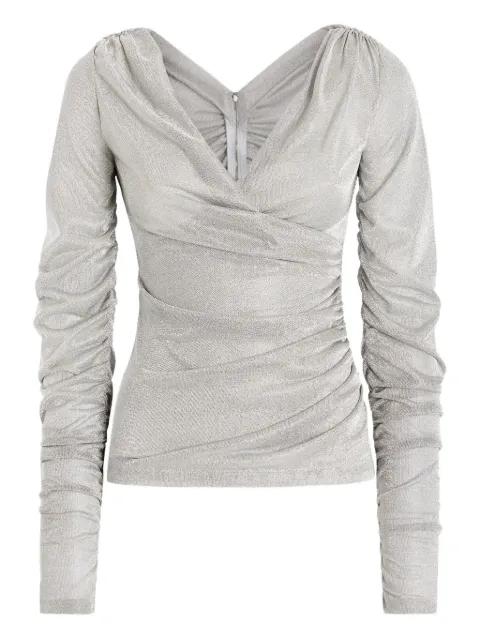 draped jersey top by DOLCE&GABBANA