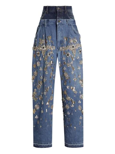 embellished jeans by DOLCE&GABBANA