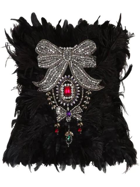 embellished strapless bustier by DOLCE&GABBANA