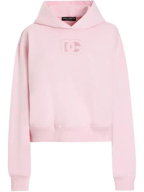 embossed-logo hoodie by DOLCE&GABBANA