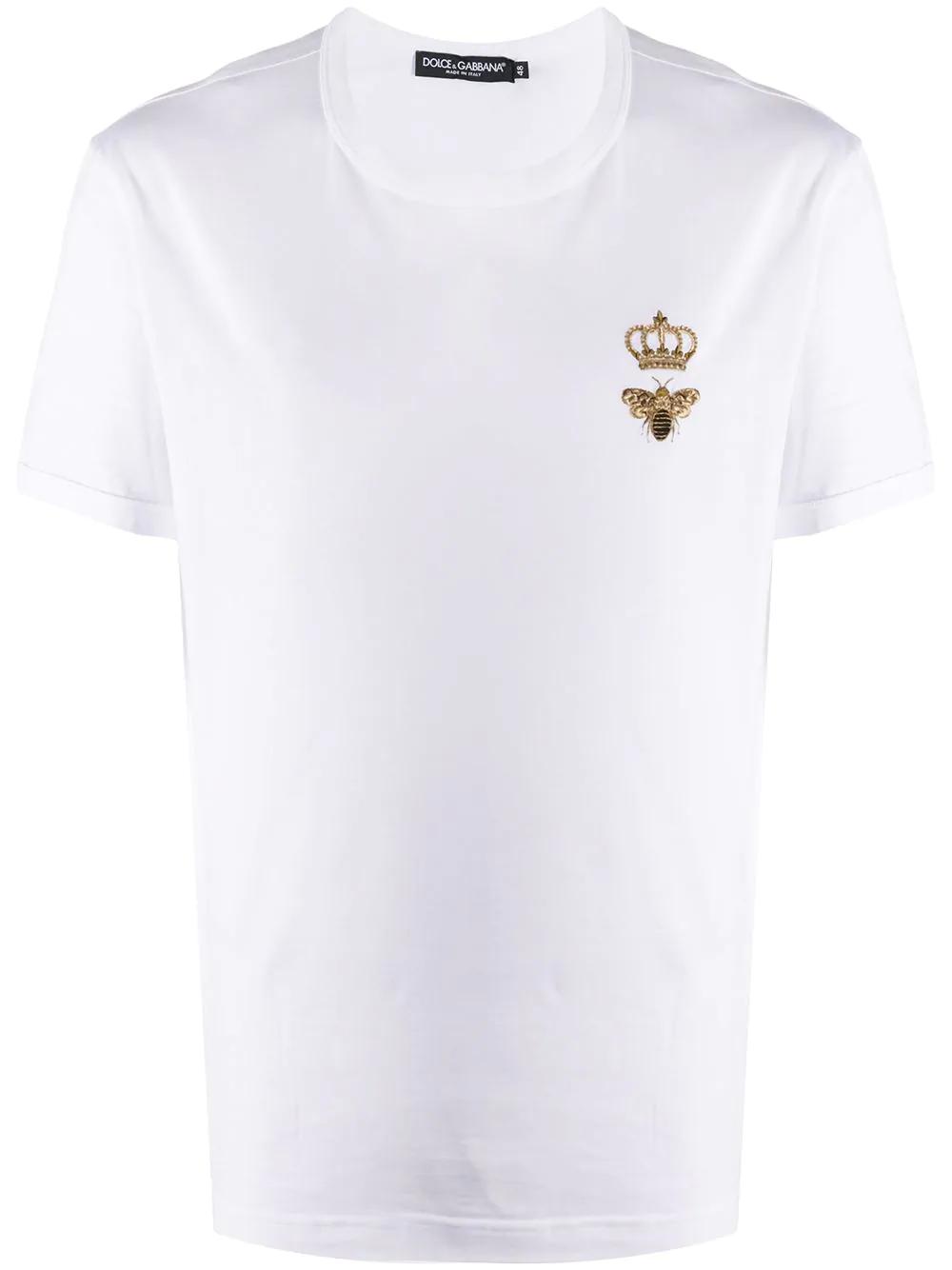 embroidered cotton T-shirt by DOLCE&GABBANA