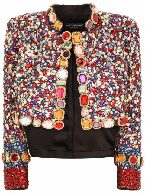 embroidered evening jacket by DOLCE&GABBANA