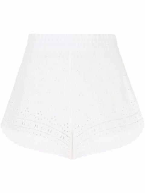 embroidered linen shorts by DOLCE&GABBANA