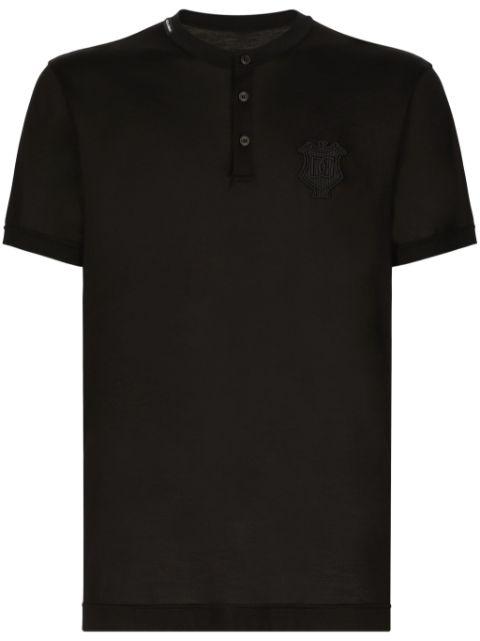 embroidered-logo T-shirt by DOLCE&GABBANA