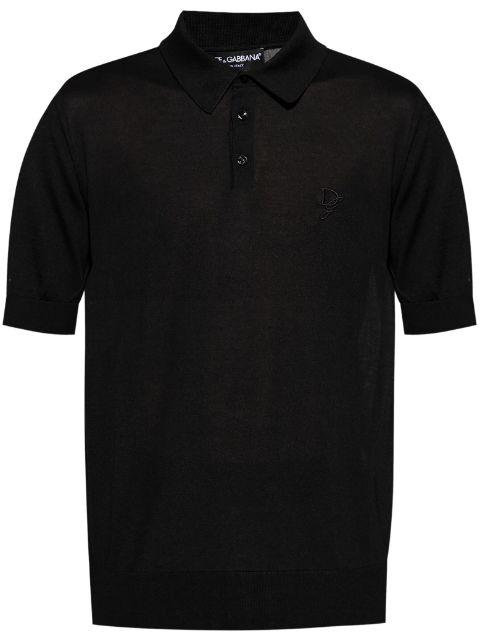 embroidered-logo polo shirt by DOLCE&GABBANA