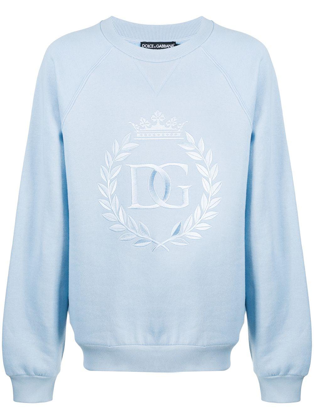 embroidered-logo sweatshirt by DOLCE&GABBANA
