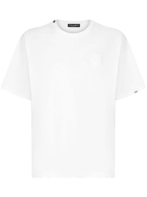 embroidered logo t-shirt by DOLCE&GABBANA