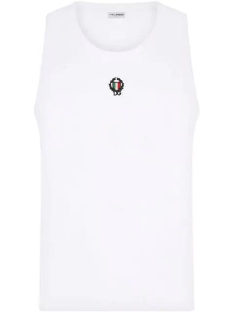 embroidered tank top by DOLCE&GABBANA