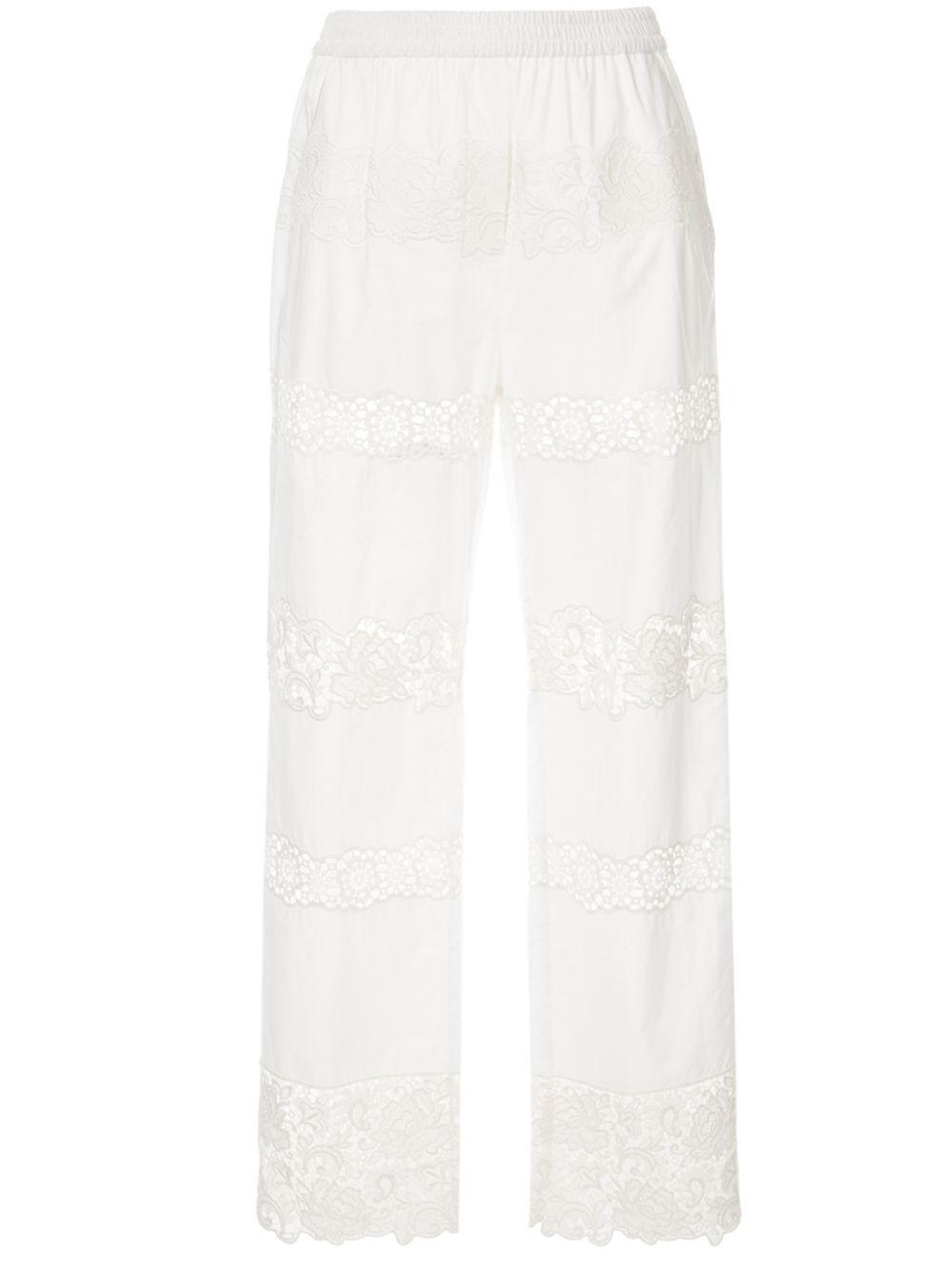 embroidered trousers by DOLCE&GABBANA