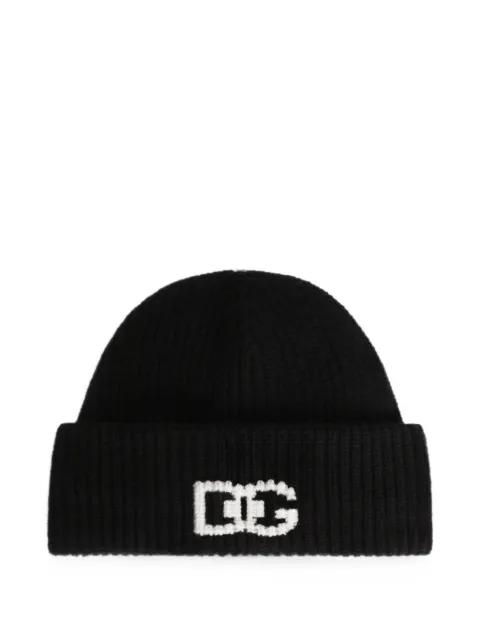 englisrib-knit beanie hat by DOLCE&GABBANA