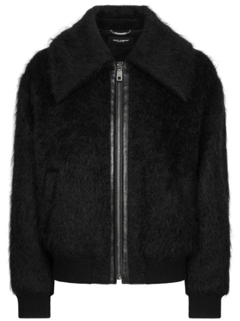 faux-fur coat by DOLCE&GABBANA