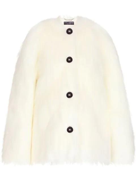 faux fur jacket by DOLCE&GABBANA