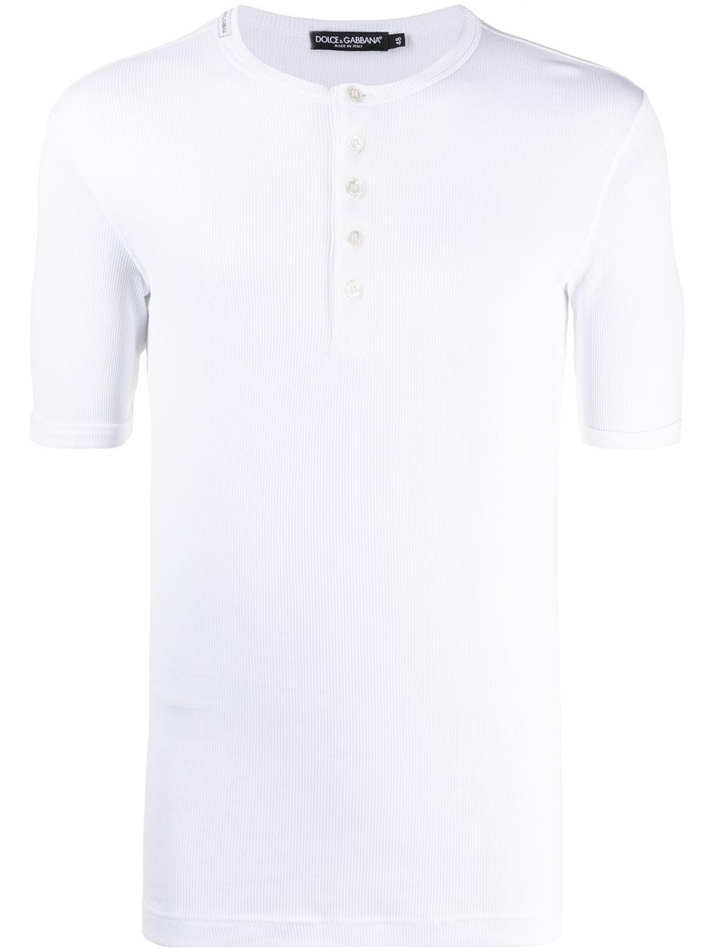 fine-rib cotton T-shirt by DOLCE&GABBANA