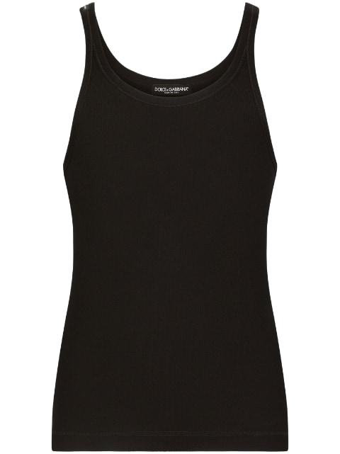 fine-rib tank top by DOLCE&GABBANA