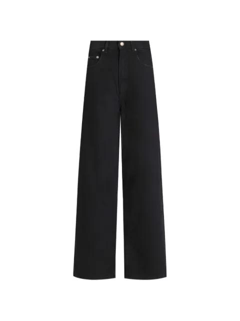 five-pocket wide-leg jeans by DOLCE&GABBANA