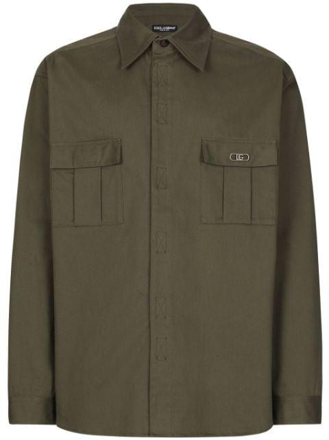 flap pocket shirt by DOLCE&GABBANA