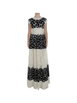 floral-appliqué lace maxi dress by DOLCE&GABBANA floral-appliqué lace maxi dress by DOLCE&GABBANA
