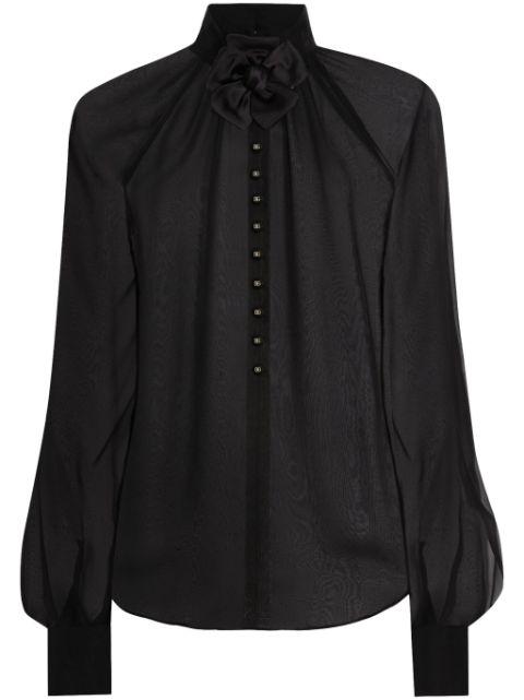 floral-appliqué shirt by DOLCE&GABBANA