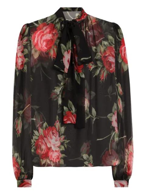 floral blouse by DOLCE&GABBANA
