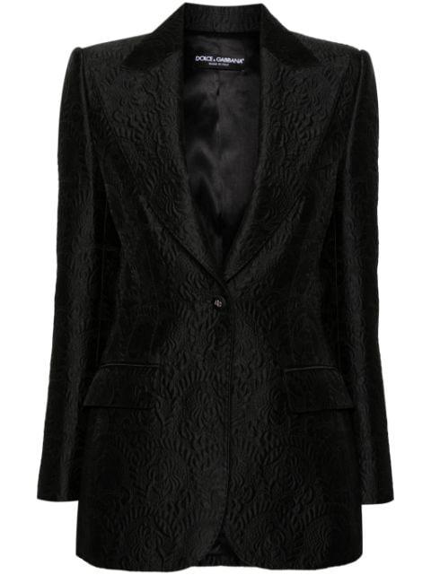 floral-jacquard blazer by DOLCE&GABBANA