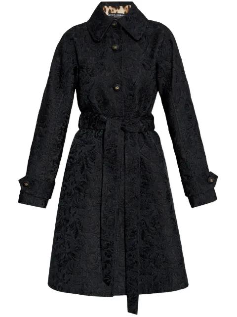 floral-jacquard coat by DOLCE&GABBANA