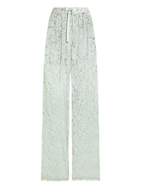 floral lace palazzo pants by DOLCE&GABBANA