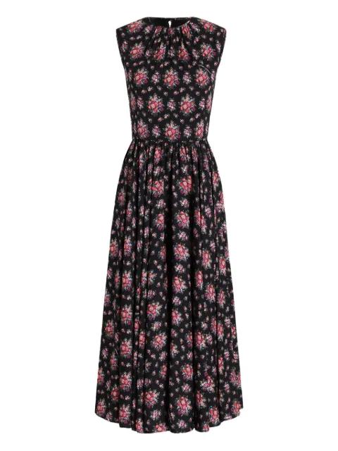 floral midi dress by DOLCE&GABBANA