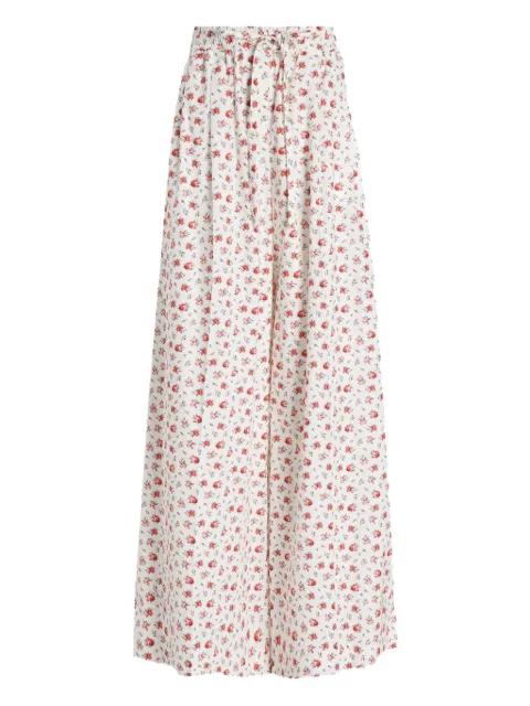 floral-print drawstring trousers by DOLCE&GABBANA