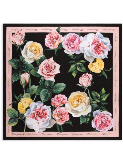 floral-print foulard by DOLCE&GABBANA
