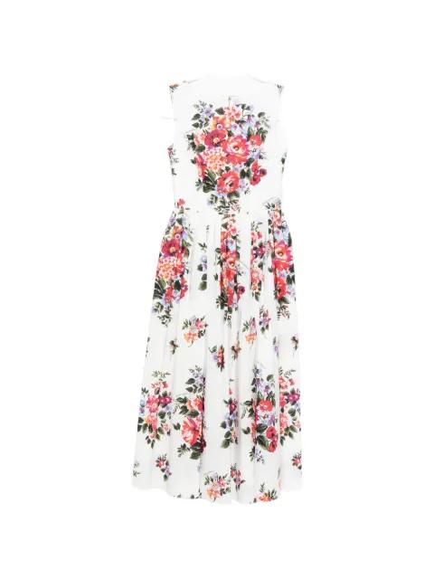 floral-print midi dress by DOLCE&GABBANA