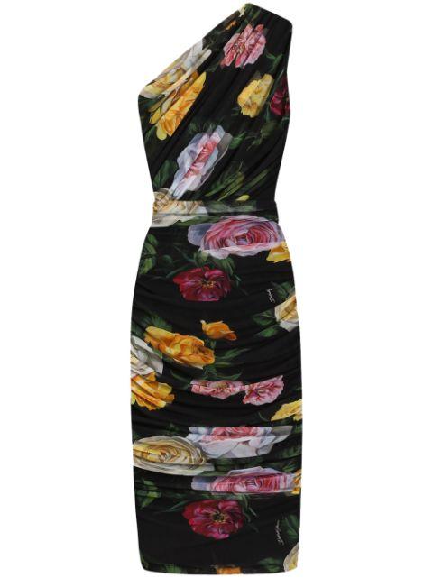 floral-print midi dress by DOLCE&GABBANA