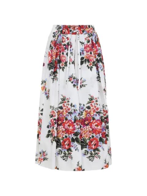 floral print midi skirt by DOLCE&GABBANA