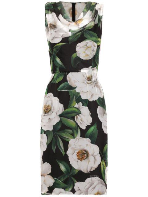 floral-print mini dress by DOLCE&GABBANA