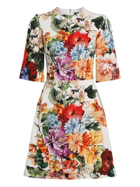 floral-print mini dress by DOLCE&GABBANA