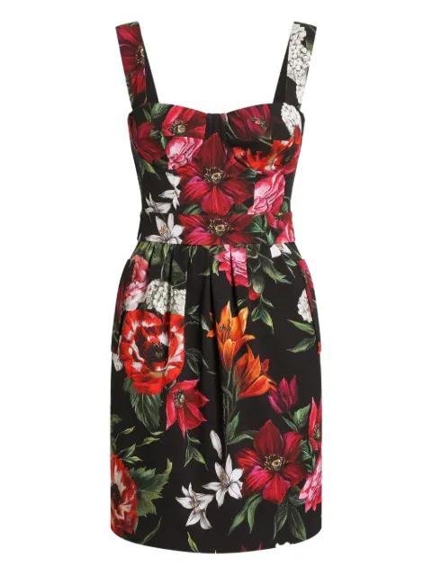 floral-print mini dress by DOLCE&GABBANA