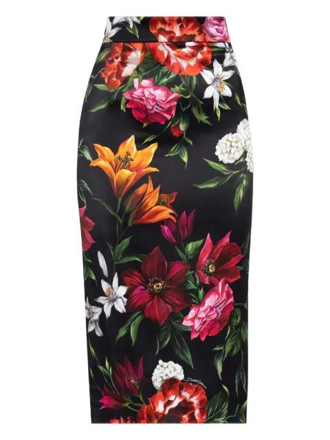 floral-print pencil skirt by DOLCE&GABBANA