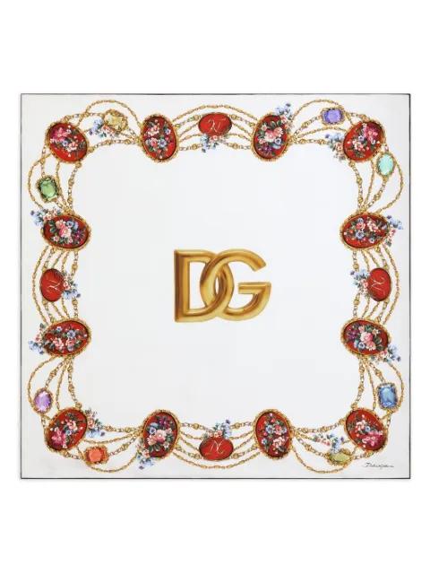 floral-print scarf by DOLCE&GABBANA