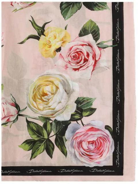 floral-print scarf by DOLCE&GABBANA