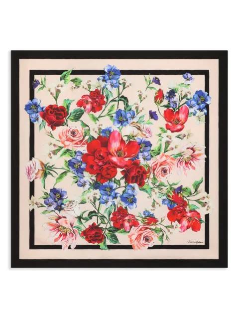 floral-print scarf by DOLCE&GABBANA