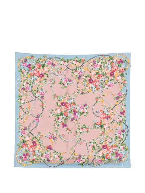 floral-print scarf by DOLCE&GABBANA