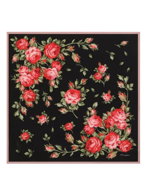 floral-print scarf by DOLCE&GABBANA