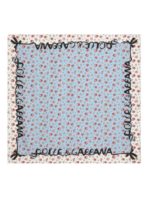 floral-print scarf by DOLCE&GABBANA
