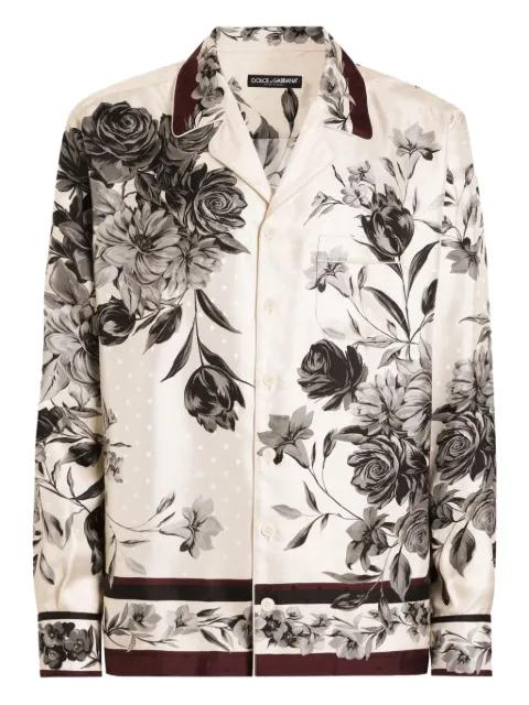 floral-print shirt by DOLCE&GABBANA