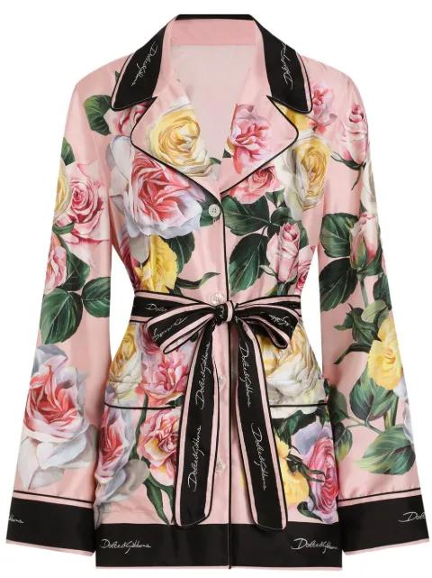 floral-print shirt by DOLCE&GABBANA