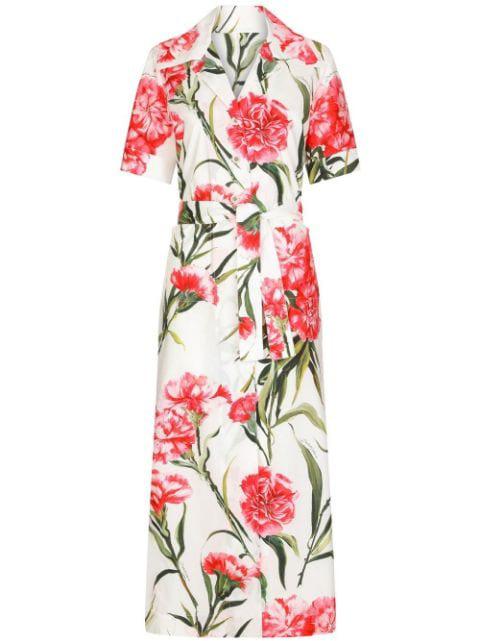floral-print shirt dress by DOLCE&GABBANA