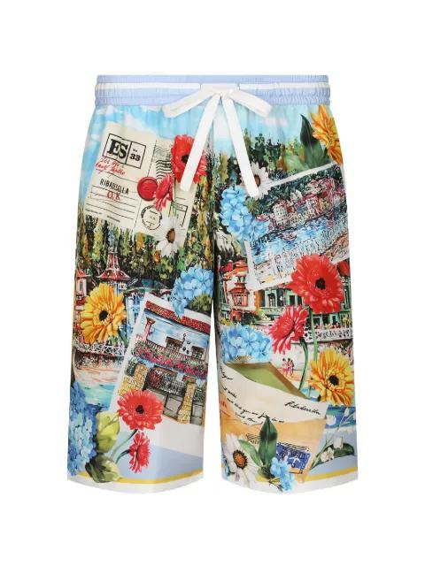 floral-print shorts by DOLCE&GABBANA